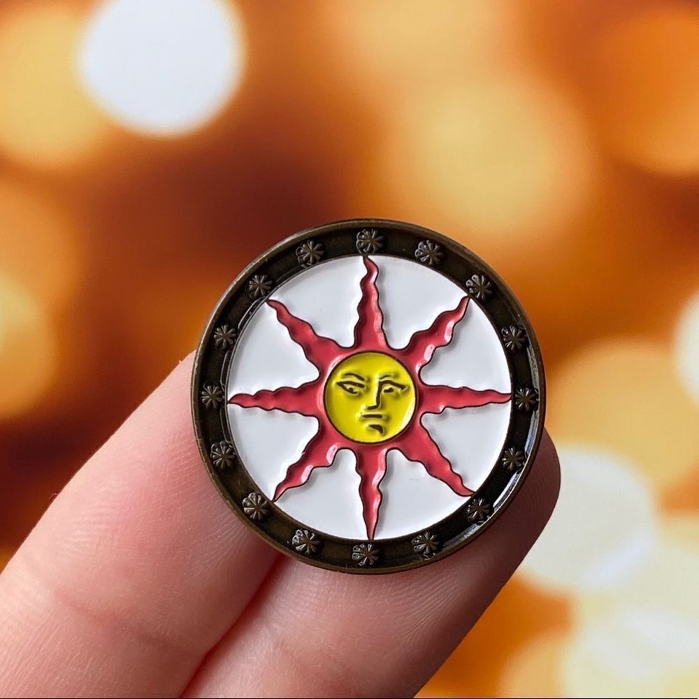Salty Sun Enamel Pin/ Brooch